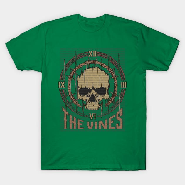 The Vines Vintage Skull T-Shirt by darksaturday